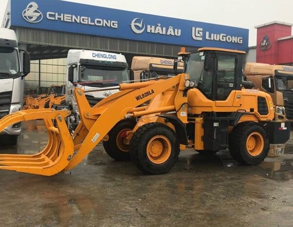 Máy xúc lật (mini) Hải Âu gắp gỗ, gắp rác, xúc nông sản