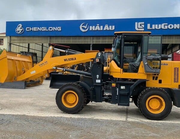 Mua máy xúc lật WL928LA cần dài gắp gỗ xúc dăm tại Bắc Giang