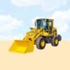 Máy xúc lật nhỏ mini Lugong T916